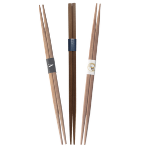 Baguettes écologiques haut de gamme en bois carbonisé brun foncé, jetables, carrées, à extrémité unique, design classique, cadeau d'affaires, origine Jiangxi - Product Image 5