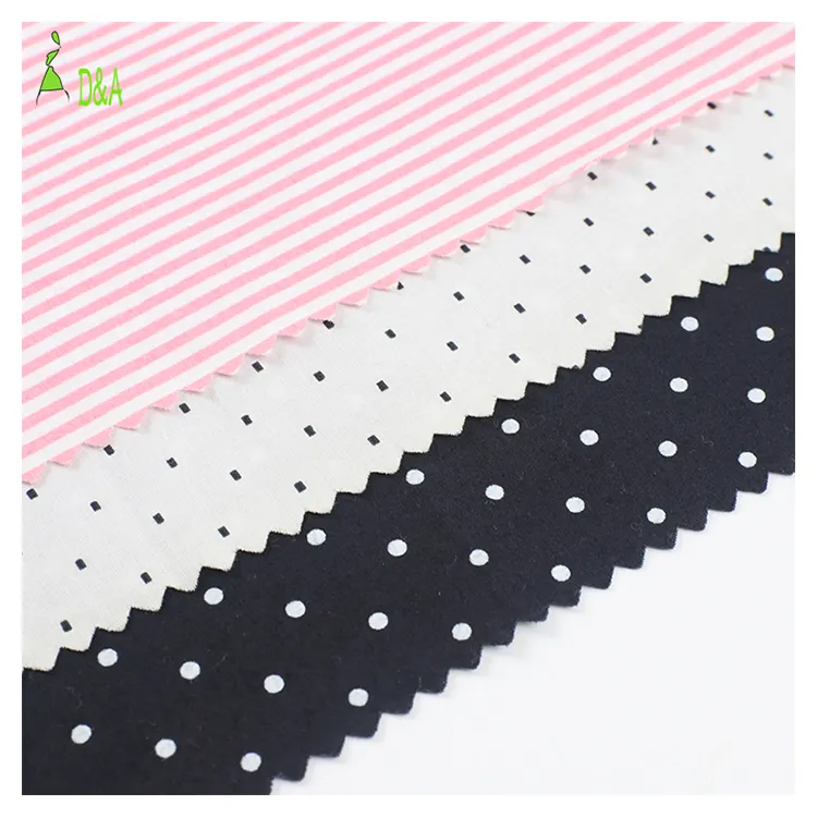 New dress use woven wholesale poplin cloth polka dot fabrics cotton