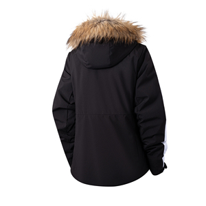 <span class=keywords><strong>Veste</strong></span> <span class=keywords><strong>de</strong></span> <span class=keywords><strong>ski</strong></span> imperméable <span class=keywords><strong>de</strong></span> luxe pour femmes avec capuche en fausse <span class=keywords><strong>fourrure</strong></span>, coupe-vent, isolée, pour le snowboard par temps froid - Product Image 4