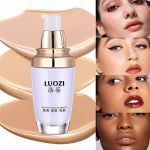 Luozi Luozi <span class=keywords><strong>Prebase</strong></span> <span class=keywords><strong>Maquillaje</strong></span> Base <span class=keywords><strong>de</strong></span> <span class=keywords><strong>Maquillaje</strong></span> Etiqueta Privada Vainilla Mate - Product Image 4