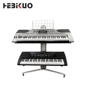 Z-80 stabile durevole due livelli di supporto per tastiera regolabile <span class=keywords><strong>in</strong></span> altezza per musicisti professionisti strumenti musicali accessori - Product Image 4