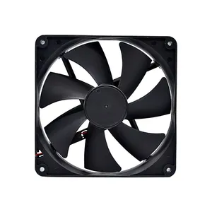 Hangdahui factory sale 140mm fan 4 pin Four-wire PWM speed 140x140x25mm 2 ball bearing cooling fan 14025 140mm cooling fan