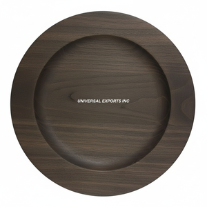 Assiette de chargeur ronde en bois de luxe de qualité supérieure faite à la main sous l'assiette classique et élégante nouvelle assiette de chargeur - Product Image 1