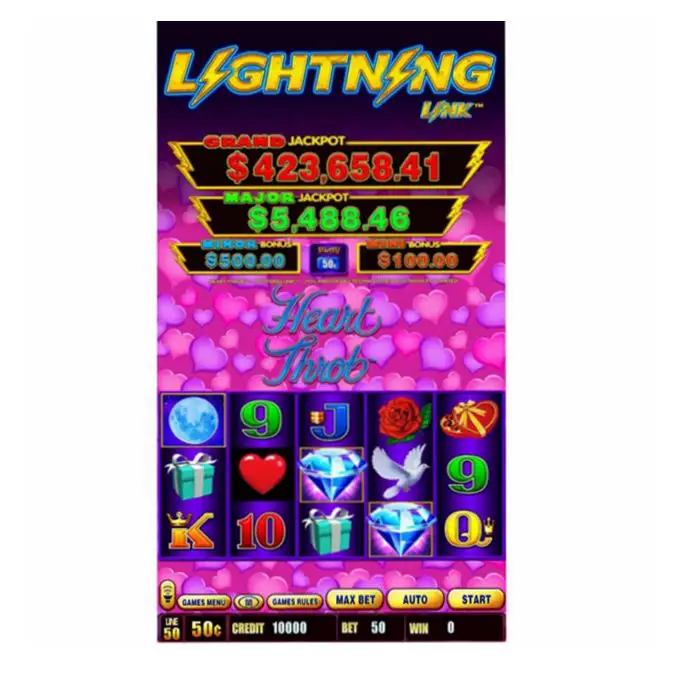 Heart Throb 3d video games casino slot machine poker videojuegos gambling pot of gold Lightening link slot machine