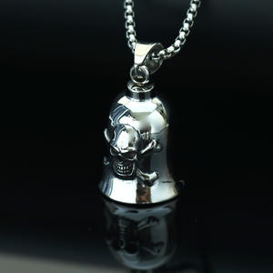 Cloche de moto vintage porte-bonheur en acier inoxydable avec logo personnalisé du fabricant - Product Image 3