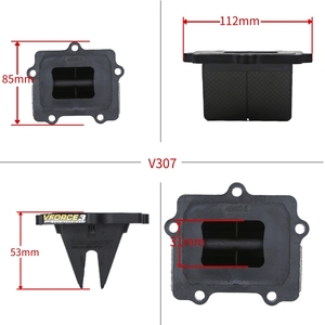 Kit de soupapes à 3 lamelles en fibre de carbone V307A <span class=keywords><strong>Vfo</strong></span> Rce pour Yamaha YZ250 YZ250X 1997-2019, pièce de rechange pour admission - Product Image 6