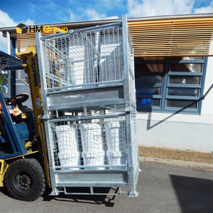 Carretilla elevadora estándar australiana Gavinized móvil retornable plegable almacenamiento malla de alambre Stillage - Product Image 2