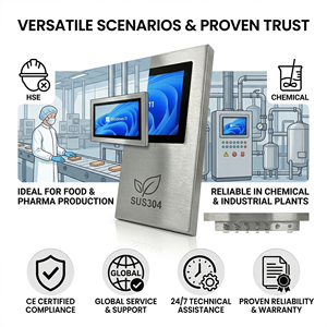 <span class=keywords><strong>Ordinateur</strong></span> industriel 10.1 10.3 15.6 17.3 21.5 pouces, écran tactile capacitif 10 points, panneau IP65 étanche, PC industriel - Product Image 5