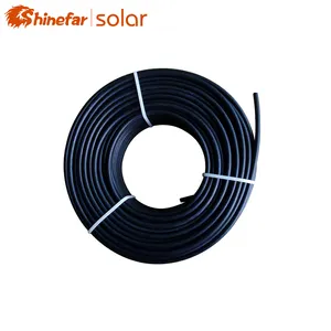 shinefar copper solar PV power project electric cable DC 4mm 6mm 10mm 20mm
