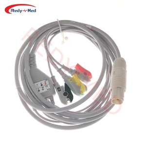 <span class=keywords><strong>Primedic</strong></span> DM10 6-Pin Defibrillator Kompatibles Einteiliges 4-Kanal EKG-Kabel in TPU Ozon-Desinfizierter Ausführung - Product Image 3