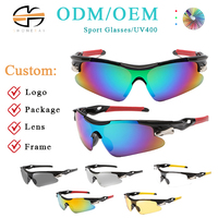 Lunettes de soleil unisexes confortables avec verres PC, protection UV400, monture demi-cerclée, anti-reflets, style sport, résistantes aux rayures, plusieurs options de couleurs