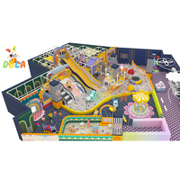Parc d'attractions intérieur géant pour trampolines, personnalisé pour les influenceurs, centre d'entraînement interactif et de développement physique pour enfants 1