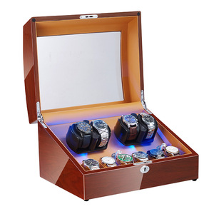 Agitateur de montre à moteur antimagnétique, boîte de remontage rotative mécanique, oscillateur, rotor, bijoux <span class=keywords><strong>en</strong></span> <span class=keywords><strong>bois</strong></span>, silencieux - Product Image 5