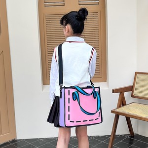 2025 nueva tendencia 2D <span class=keywords><strong>Anime</strong></span> dibujos animados mujer Manga estudiante gran capacidad viaje hombro bolso de lona - Product Image 1