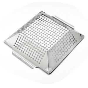 Cesta para Asar Verduras de Acero Inoxidable, Accesorios para Parrilla, para Asar al Aire Libre y en la Cocina, Universal para Barbacoa - Product Image 2