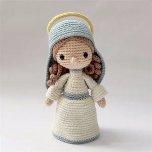<span class=keywords><strong>Crochet</strong></span> Nativité Ensemble Amigurumi Main En Peluche Nativité Scène <span class=keywords><strong>De</strong></span> Noël Poupées Mary Joseph Bébé Jésus Poupée - Product Image 2
