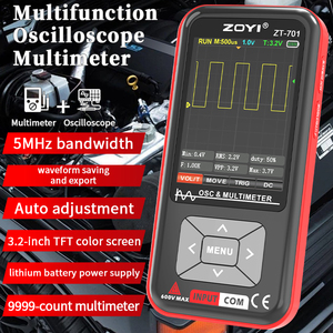 Osciloscopio Digital ZOYI ZT-701, Multímetro, Ancho de Banda de 5MHZ, 2 Canales, Multímetro 2 en 1, Medidor AVO - Product Image 6