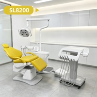 Fauteuil dentaire pliable portable avec éclairage chirurgical LED réglable pour équipement hospitalier et esthétique