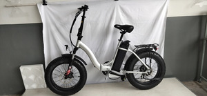 48V500W/ 750W 20 inç yağ katlanır kuğu çerçeve kar e-bisiklet katlanabilir Off-road elektrikli plaj bisiklet yetişkinler için - Product Image 2