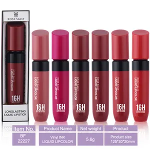 High Pigment Liquid Lipstick Vendor Sauberes Make-up Glänzende Flüssigkeit Wasserdicht Nude Vegan Private Label Lippenstift Lip gloss Lip gloss