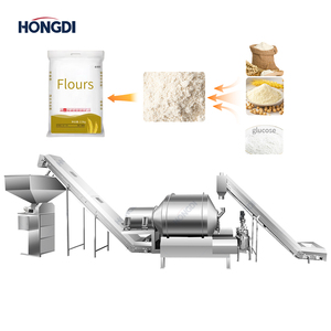 Línea de Producción Automática de Polvo Seco de Acero Inoxidable HONGDI - Mezcla Inteligente para Fertilizantes y Detergentes en Polvo - Product Image 1