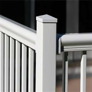 Rampe d'<span class=keywords><strong>escalier</strong></span> en <span class=keywords><strong>PVC</strong></span> plastique 6'WX3'H / Rampe de balcon noire, clôture d'<span class=keywords><strong>escalier</strong></span>, vente en gros bon marché, design personnalisable, durable, extérieur - Product Image 5