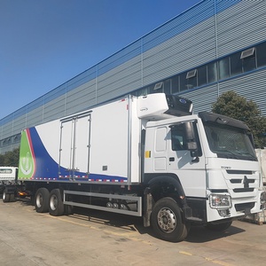 รถบรรทุกห้องเย็น HOWO 6x4 ดีเซล เกียร์ธรรมดา 20 ตัน สำหรับขนส่งอาหารแช่แข็ง - Product Image 1