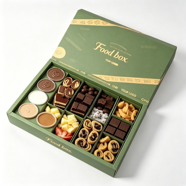 Wholesale Luxury Honey Candy Package Cookies Dates Paper Box Chocolate Packaging Takeaway Ramadan Eid Gift Box