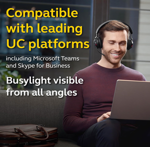 <span class=keywords><strong>Casque</strong></span> sans fil stéréo <span class=keywords><strong>Jabra</strong></span> Evolve2 65 UC avec micro Link380a, batterie 37H - Product Image 5