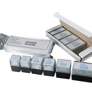 Tong Sheng Cover Glass 18x18 22x22 24x24 100pcs Box Transparent For <b>Microscope</b> Biological Experiments - Product Image 1