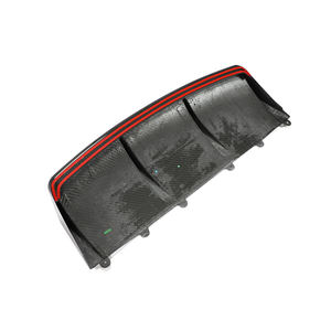 Diffuseur arrière sec en Fiber de carbone pour <span class=keywords><strong>Porsche</strong></span> <span class=keywords><strong>Taycan</strong></span> 9J1 <span class=keywords><strong>Turbo</strong></span> <span class=keywords><strong>S</strong></span> Sedan 4 portes 2019-2021 - Product Image 3