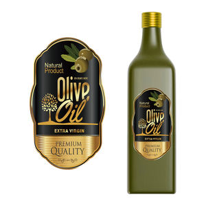 Etichetta personalizzata in goffratura di olio d'oliva con Logo in lamina d'oro metallizzata con adesivo in carta testurizzata per imballaggi alimentari adesivi per la stampa di etichette di bottiglie - Product Image 6