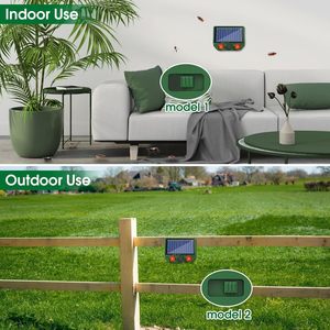 Repellente Portatile per Animali Selvatici a Ultrasuoni in ABS, Alimentato a Energia Solare + USB, Ecologico, per Roditori, Uccelli, Cervi, Impermeabile IP66 - Product Image 6