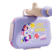 Boîte à lunch portable en plastique pour enfants, compatible micro-ondes, boîte bento, récipient de stockage alimentaire, boîte repas domestique de qualité alimentaire