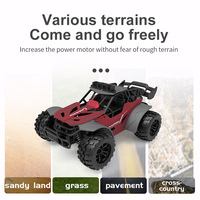 Camion RC tout-terrain en alliage métallique 2,4 GHz 1:16 à grande vitesse, personnalisable pour la vente en gros, avec lumières LED