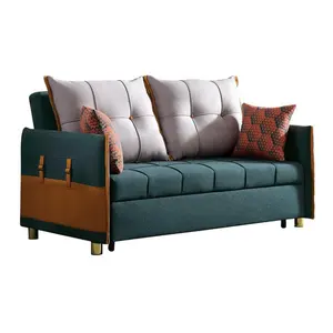 Modis Lipat Sofa Bed Ruang Tamu Sofa Lipat Nyaman Futon Konvertibel Gaya Modern Sofa Bed Furniture