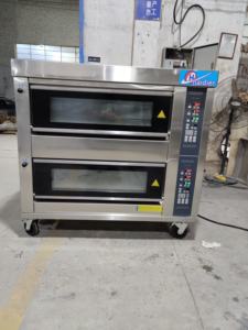 เตาอบแบบฉีดไอน้ำเครื่องจักรอุตสาหกรรมอาหารเตาอบสองชั้นเตาอบอุตสาหกรรมแบบกำหนดเอง<span class=keywords><strong>พ</strong></span>ร้อมส่วนประกอบคุณภาพดีที่สุด - Product Image 4