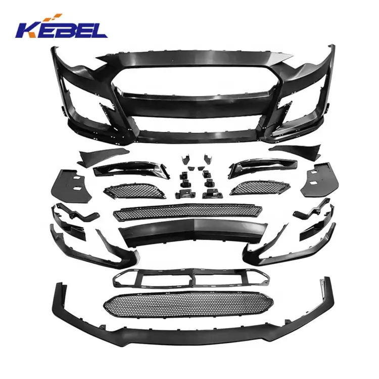 Wholesale price car front bumper assembly auto parts car bumpers for Ford Mustang 2018 2019 2020 2021 2022 2023