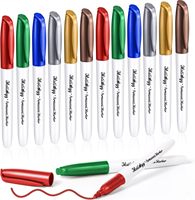Marqueur permanent à pointe fine Sharpie imperméable en gros, logo personnalisé, promotionnel, pour la publicité, l'école, le bureau, l'hôtel