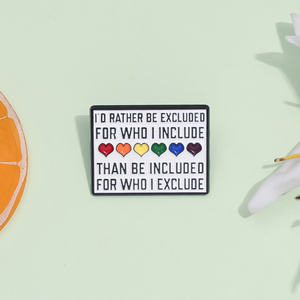 Pins de Esmalte con Frases Divertidas, Mensajes Positivos, Proverbios Clásicos, Texto Arcoíris, Insignias para Solapa - Product Image 2
