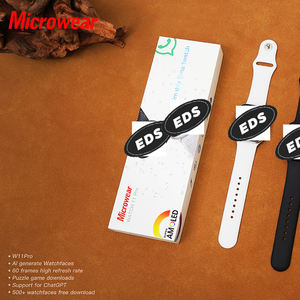 Montre connectée EDS Microwear W11Pro Watch 11 Pro avec écran AMOLED de 2,07'', 1 Go de mémoire, Chat GPT, réponse WhatsApp, batterie de 375 mAh, IP68 - Product Image 3