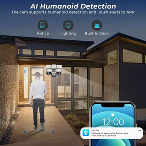 Caméra PTZ motorisée V380pro 3 15MP <span class=keywords><strong>WIFI</strong></span> Surveillance de sécurité extérieure Audio bidirectionnel Vidéo IP CCTV Sans fil Étanche Caméra intelligente - Product Image 5