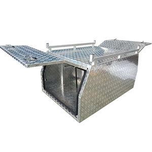Boîte à outils en aluminium étanche pour Ute Canopy avec protection robuste et rangement pour outils, taille personnalisable pour une utilisation en extérieur - Product Image 2