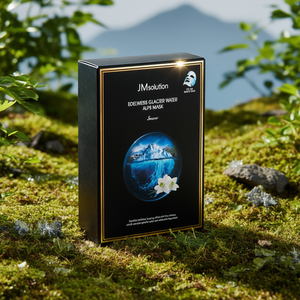Masque en feuille JMsolution Edelweiss Glacier Water Alps 10 pièces, acide hyaluronique, soin quotidien de la peau, tous types de peau - Product Image 3