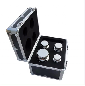 فولاذ مقاوم للصدأ من OIML بجودة عالية F1 F2 M1 10 جم 50 جم مع مقياس معايرة أوزان قياسية - Product Image 6