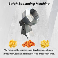 Machine à assaisonnement pour aliments pour animaux de compagnie, machine automatique à assaisonnement pour aliments, snacks et pop-corn, mélangeur de saveurs, mélangeur à tambour octogonal
