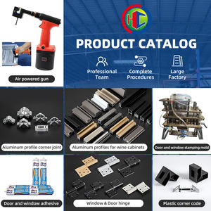 Joint d'angle en profilé aluminium robuste et durable pour fenêtres coulissantes fines et accessoires de portes et fenêtres – Vente en gros - Product Image 6