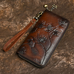 Borsetta da <span class=keywords><strong>donna</strong></span> in vera pelle <span class=keywords><strong>con</strong></span> chiusura lampo stile Vintage borsetta da <span class=keywords><strong>donna</strong></span> - Product Image 4