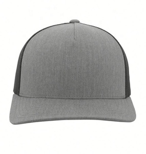Vente en gros personnalisé 5 panneaux haut profil structuré couronne casquette de camionneur pays d'Australie 2 bandes latérales maille casquette de Baseball - Product Image 3