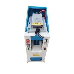 Máquina neumática automática para hacer zapatos de un solo cabezal con cubierta que sujeta la <span class=keywords><strong>suela</strong></span>, prensas neumáticas para presionar la <span class=keywords><strong>suela</strong></span> del zapato - Product Image 1